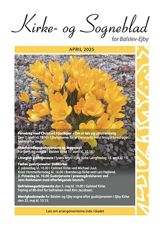 Forside Kirkeblad April 2025