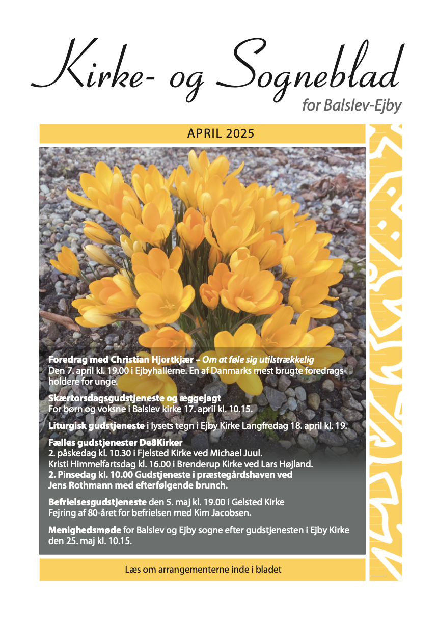 Forside Kirkeblad April 2025